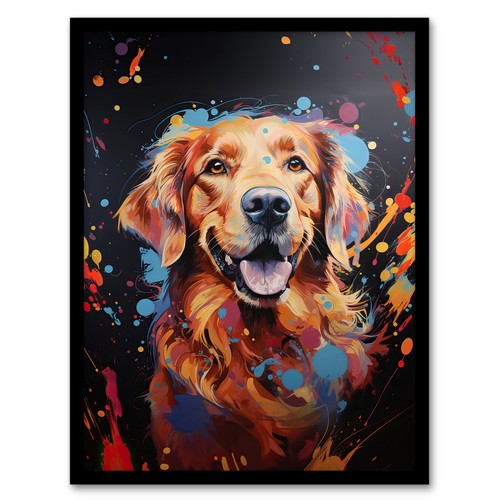 Red golden retriever - red,