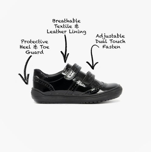 Geox hadriel girls patent - geox,