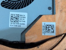 Original for DELL Precision 3550 CPU COOLING FAN HEATSINK W3DVH 0W3DVH Dual Chip