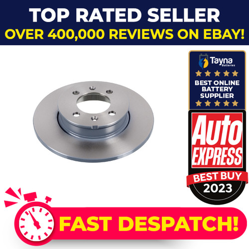 Brake discs pair solid fits - discs,