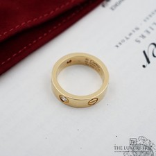 Cartier 3 Diamonds LOVE Ring