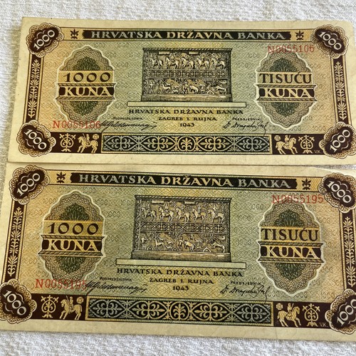 1000 kuna 1943 - x,
