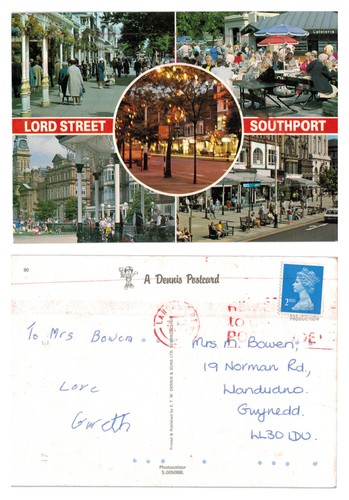 Postcard lord street - postcard,