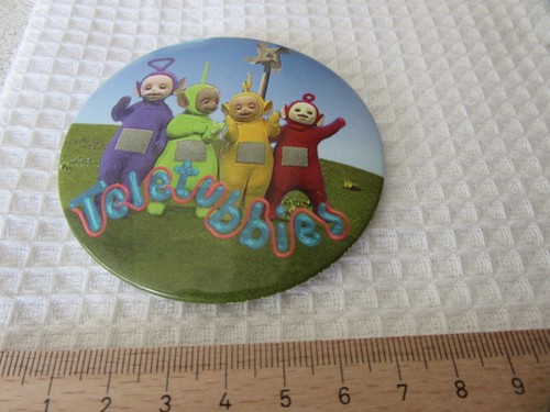 Large teletubbies tin badge - teletubbies,