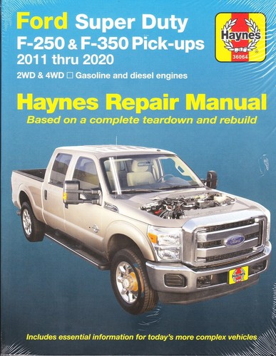 Printed manual 2011 2020 - 2011-2020, f250