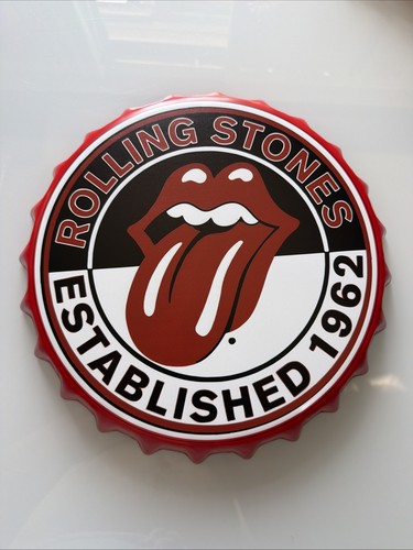 Rolling stones tin bottle cap - rolling,