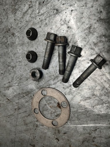 Rear wheel mount bolts - &, shim