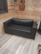 IKEA Black Faux Leather