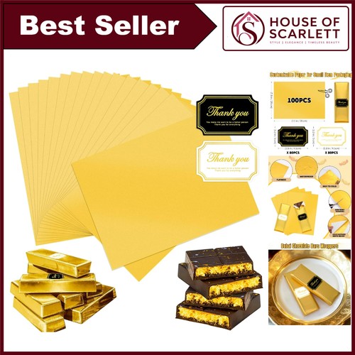 Dubai gold chocolate bar - gold,