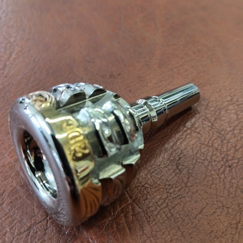 Trombone engraved mouthpiece - trombone,