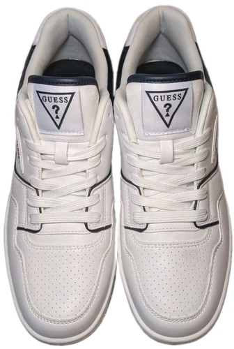 Guess trainers white navy - guess,