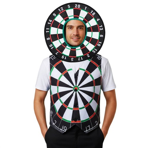 Dartboard waistcoat - waistcoat, &