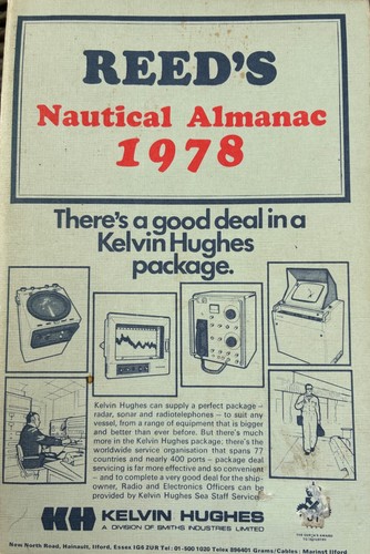 Reeds nautical almanac 1978 - nautical,
