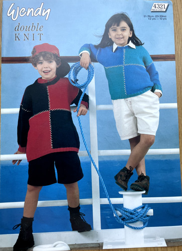 Childrens geometric sweater