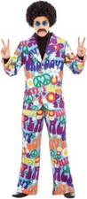 Mens 70s hippie peace - 70s, suit