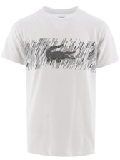 Lacoste Boys White Crew Neck