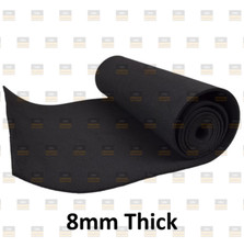 8mm Thick - Neoprene / EPDM Plain Foam Sponge Sheet Various Sizes VAT included