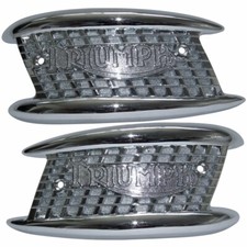 TRIUMPH PETROL TANK BADGES