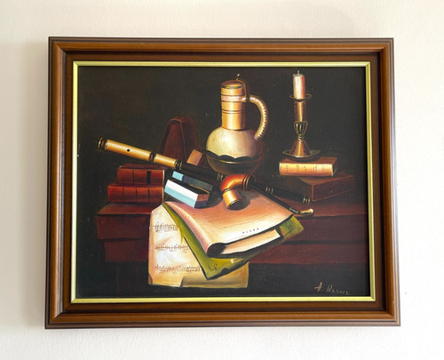 Still life oil - still, on