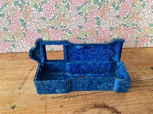 Vintage bakelite clock perfume - bakelite,