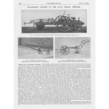 Sugar Beet Lifters at the R.A.S Trials at Newark 2x Vintage Prints 1925