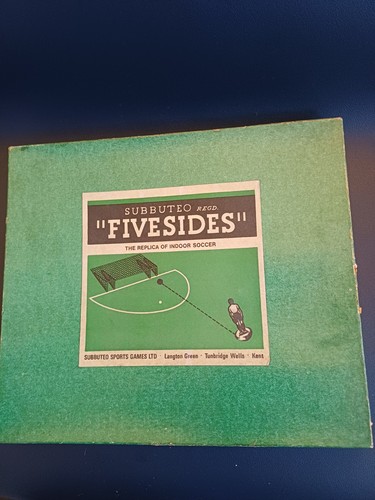 Subbuteo fivesides box only - subbuteo,
