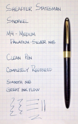 Sheaffer statesman snorkel - sheaffer,