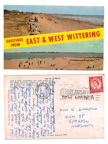 Postcard greetings from east - postcard,