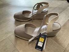 Marks And Spencer Collection Wedge Sandals Size 6 Wide Fit  