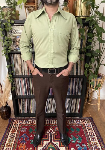 Vintage 1970s sage green - vintage,