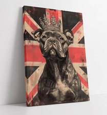 BULLDOG WITH CROWN UNION JACK