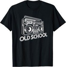 Old School Boombox 80s Rap Tee