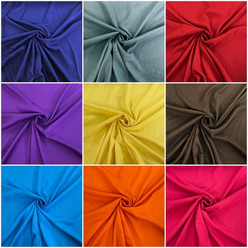 Plain viscose fabric - fabric, challis/