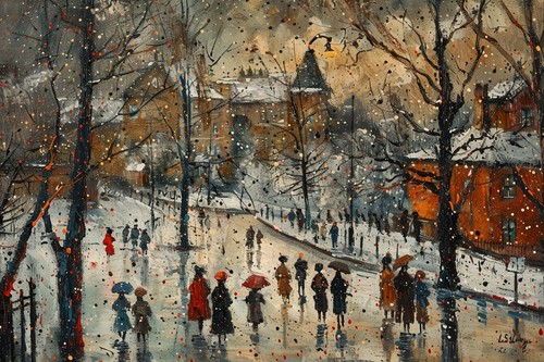 Lowry style canvas - s,