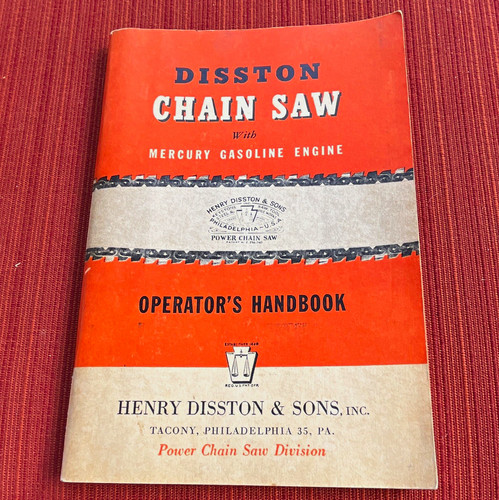 Henry disston sons chain saw - disston,