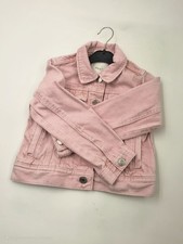 Next Girls Pink Denim Jacket Age 5 110cm Good Condition