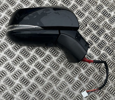 TOYOTA RAV4 MK5 - 2019 - 2025 - BLACK DRIVER SIDE WING MIRROR POWER FOLDING