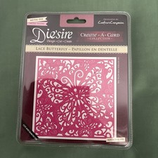 Crafters Companion Die’sire Cutting Die- Create   A Card Template-lace butterfly