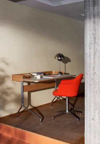 Design desk charcoal linoleum - desk,