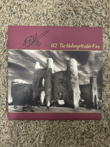 The edge signed autographed - u2,