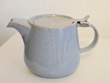 Cha & Co Stump Tea Pot Removable Infuser Leaves Or Teabag Blue Dusk  17x9cm