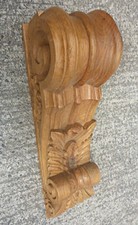Giant Feature Architectural Wood Corbel, Hand Carved Pine, Pre Polished - PNP478