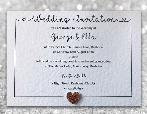 Wedding invitations evening - wedding,