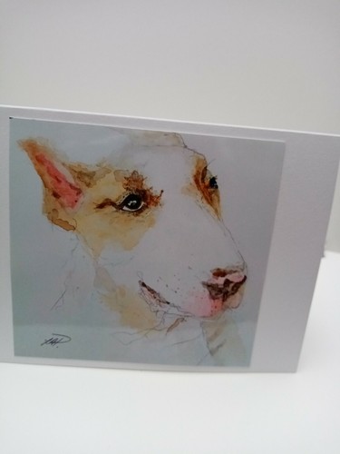 Birthday card english bull - card,