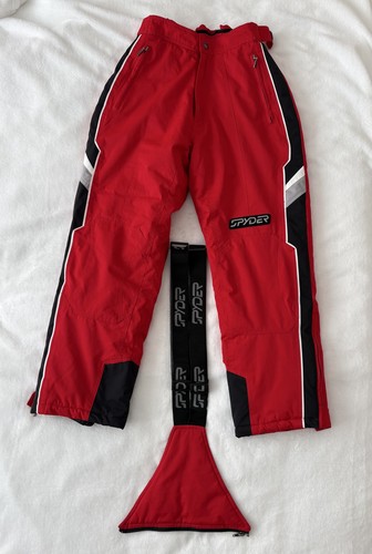 Spyder ski salopettes red - xt,