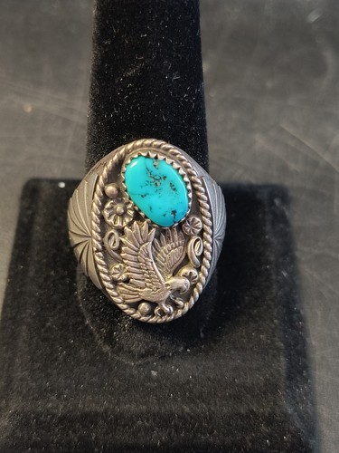 Eagle turquoise vintage - turquoise, native