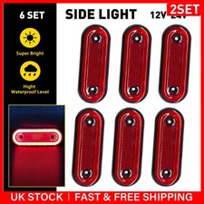 12v Led Oval Clearance Amber