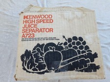 Kenwood Chef A723 high speed juice separator accessory/attachment - Boxed