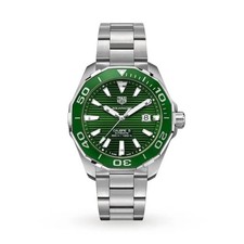 Tag Heuer Aquaracer Men's Watch WAY201S.BA0927 Green Dial, Calibre 5, Automatic