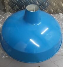 Large Blue Enamel Metal Lamp Shade Vintage/Retro Style (Cath Kidston???)